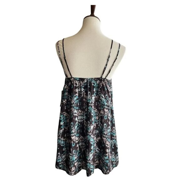 RVCA Womens Teal Rayon Thrilled Strappy Cutout Sleeveless Dress Size M - Picture 3 of 16